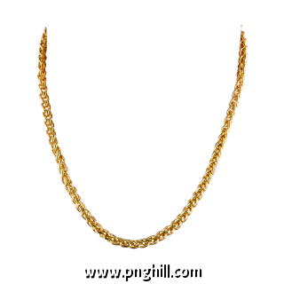 Gold Chain Collar Metal Accessories Free PNG Download