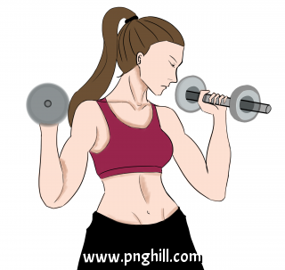 Fashion Figure Fitness Beauty Free PNG and PSD
