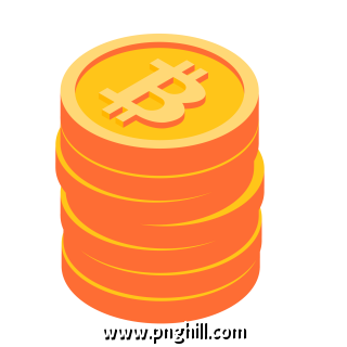 Bitcoin Button Diagram Free PNG Download