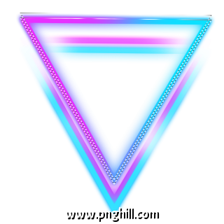 Triangle Neon Color Glowing 