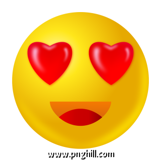 Love Face Emoji Free PNG Download