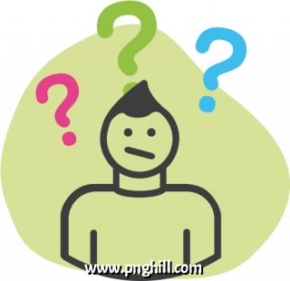 Confused Illustration Clipart