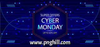 Cyber Monday Sale Banner Background Design Free Download
