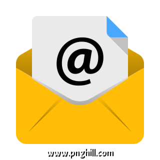 Email Icon In Flat Style Free PNG Download