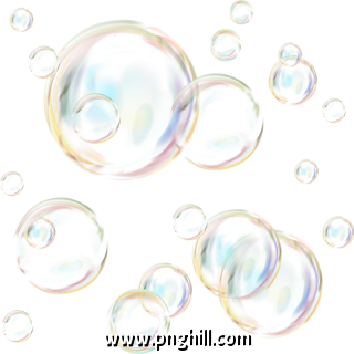 3d Soap Bubbles Transparent Vector Sphere Ball Water And Foam Design Isolated Illustration 