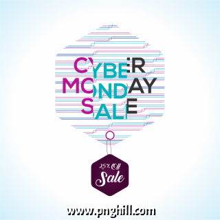 Simple Cyber Monday Sale Banner Special Offer Event Celebration Design Free Download
