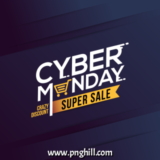 Cyber Monday Sale Banner With Trendy Geometric Background Design Free Download
