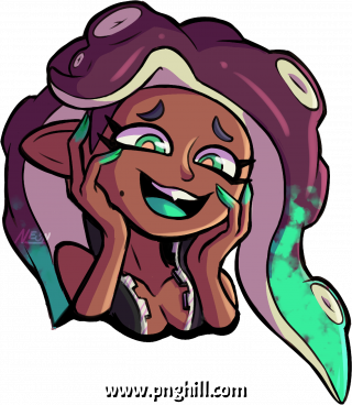 Marina Bust Cartoon Clipart