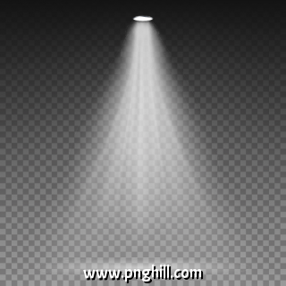 White Beam Lights Spotlights Vector Transparent Effect Bright Lighting With Spotlights 