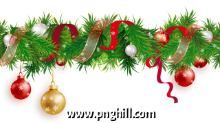 Christmas Decoration Ball Ribbon Winding Plant And PNG Design Free Download
