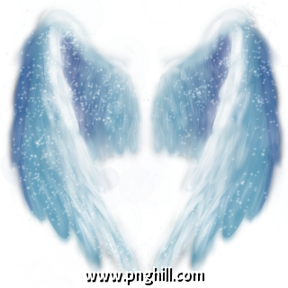 Realistic Cool Glowing Angel Wings With Detailed Feathers
