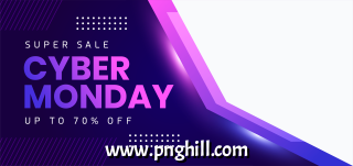 Cyber Monday Background With Futuristic Gaming Effect Banner Design Free Download