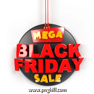 Blessed Friday Sale Tag Round Banner Advertisement 3d Illustration Design Free Download