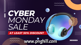 Cyber Monday Promotional Banner Template Design Free Download