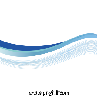 Blue Wavy Lines Background Cartoon Lines Curved Lines 