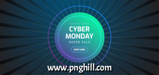 Cyber Monday Special Offer Glow Background Design Free Download