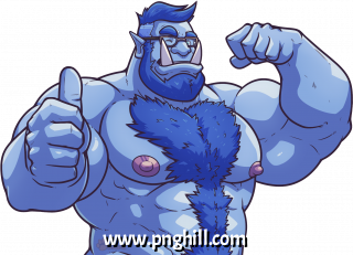 Orctober Sticker Buruk Cartoon Clipart