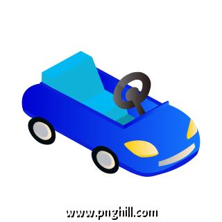 Blue Car Free PNG Download