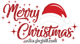 Merry Christmas Red And White Snow Background Free PNG Design Free Download