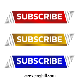 subscribe button eps and png