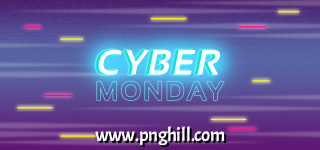  Blue Neon With Colorful Light Cyber Monday Background Design Free Download