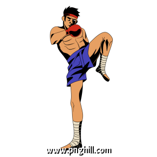 Thai Sports Cartoon Character Free PNG Download
