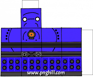 Blue Strategist Dalek Cartoon Clipart