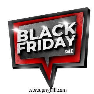 Blessed Friday Badge 3d Red And Black Design Free Download