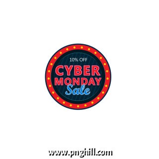 Colorful Cyber Monday Sale Sign Design Free Download