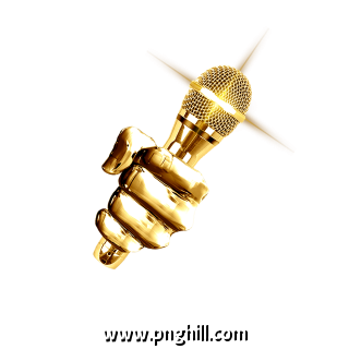 Golden Microphone Free Of Charge