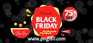      Blessed Friday Yellow Red Black Friday Sale Background Design Free Download