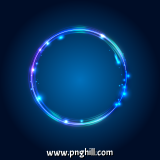 Light Effect Blue Circle 
