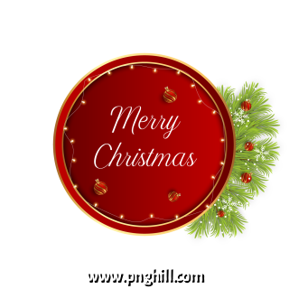  Merry Christmas Decoration Light Green Pine Leaf Vector Free PNG Design Free Download