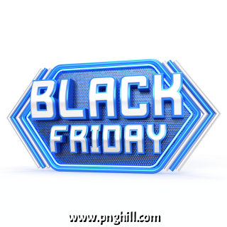 Blessed Friday Sale Banner Glowing Neon Illustration Design Free Download