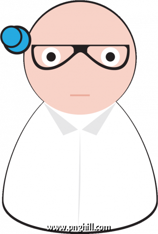 File Scientist Cartoon Clipart