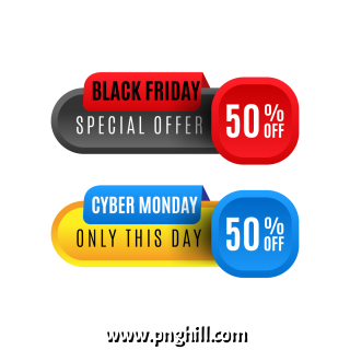 Blessed Friday And Cyber Monday Sale Banners Design Free Download