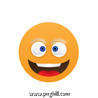 Happy Face Funny Emoji Free PNG Download