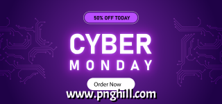 Sale Technology Banner For Cyber Monday Background Design Free Download