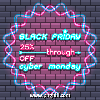 Blessed Friday Cyber Monday Sale Promotion Design Free Download