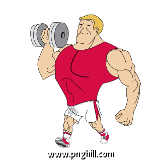 Motion Fitness Barbell Muscle Free PNG Download
