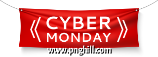 Cyber Monday Hanging Banner Design Free Download