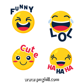 Sticker Elements Funny Emoji Free PNG