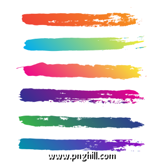 Creative  Colorful Brush Stroke Vector Brush 
