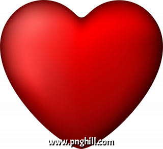 Transparent Red Heart Clip Art Png Download