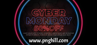 Cyber Monday Banner Background Design Free Download