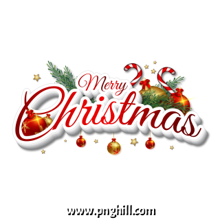  Merry Christmas Decorative 3d Vector Free PNG Design Free Download