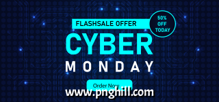 Cyber Monday Advertising Poster Design Vector Template Background Design Free Download