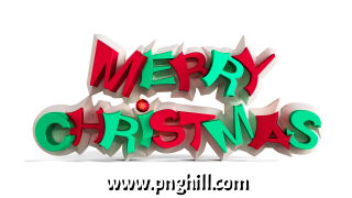  Merry Christmas Creative Decoration 3d Font And PNG Design Free Download