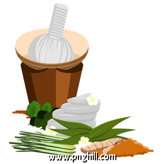 Thai Spa Vector Graphic Free PNG Download