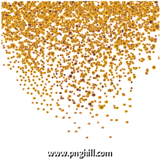vector gold glitter particles background